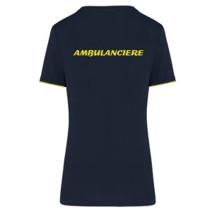 T-shirt liner Ambulancière fluo – Image 2