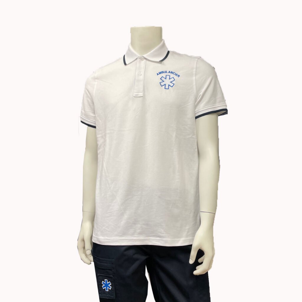 Polo Blanc Ambulancier