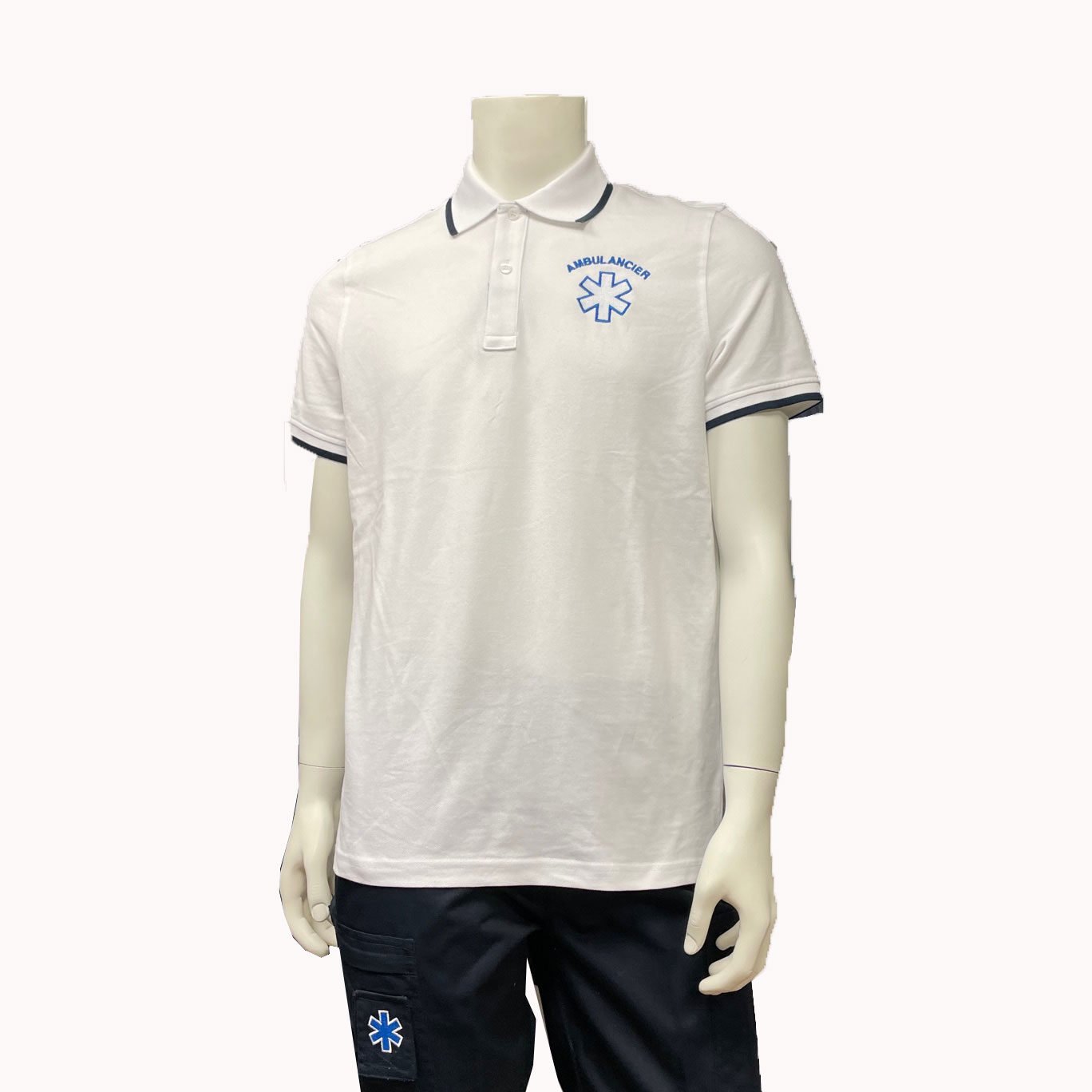 Polo Blanc Ambulancier