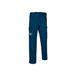 pantalon d'ambulancier bleu marine avec logo