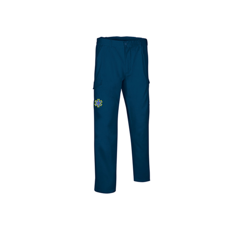 pantalon d'ambulancier bleu marine avec logo