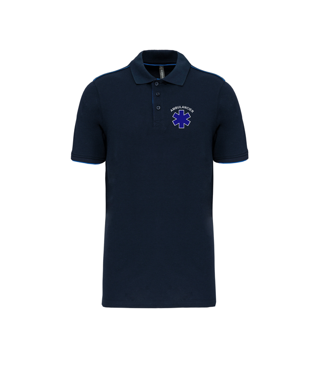 POLO LINER BLEU AMBULANCIER