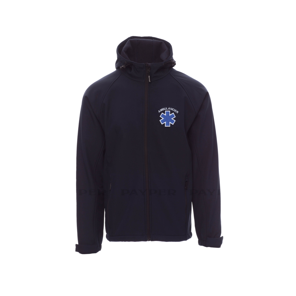 Softshell avec capuche Ambulancier